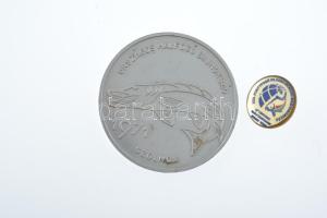 1971. "Országos halfogó bajnokság - Szolnok / Hűtőgépgyár Jászberény" Al emlékérem (65mm) ...