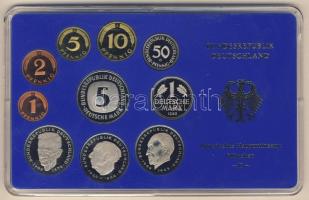 NSZK 1983D 1Pf-5M 10klf db, szettben, benne 3klf 2M T:PP