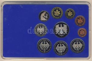 NSZK 1983D 1Pf-5M 10klf db, szettben, benne 3klf 2M T:PP