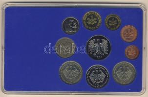 NSZK 1983F 1Pf-5M 10klf db, szettben, benne 3klf 2M T:PP