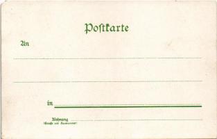 Frl. Johanna beim Frühstück. Die muthwilligen Affen. Der furchtsame Neuling. Johanna a. Kübelträger....