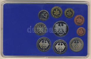 NSZK 1983G 1Pf-5M 10klf db, szettben, benne 3klf 2M T:PP