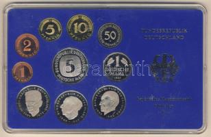 NSZK 1983D 1Pf-5M 10klf db, szettben, benne 3klf 2M T:PP