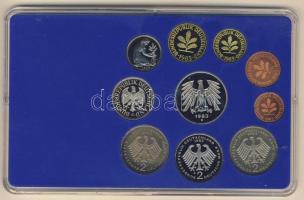 NSZK 1983G 1Pf-5M 10klf db, szettben, benne 3klf 2M T:PP