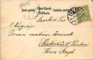 "Ewigkeit" Die Zeit, Vergangenheit. Kunstverlag Rafael Neuber Serie 26. litho s: Fr. Rösle...