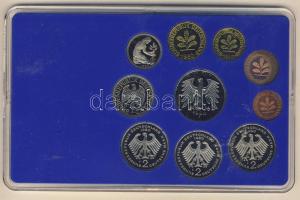 NSZK 1980F 1Pf-5M 10klf db, szettben, benne 3klf 2M T:PP