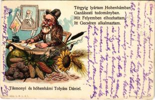 1905 Tikmonyi és hóhenhámi Tolyáss Dániel. Athenaeum kőnyomása L.M.L. &amp; F. litho (EK)