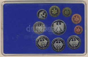 NSZK 1980G 1Pf-5M 10klf db, szettben, benne 3klf 2M T:PP