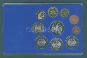 NSZK 1979J 1Pf-5M 10klf db, szettben, benne 3klf 2M T:PP