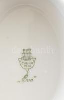 Zsolnay "Éva" szószos edény dombormintával, jelzéssel, kopással, h: 22 cm