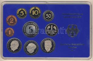 NSZK 1979D 1Pf-5M 10klf db, szettben, benne 3klf 2M T:PP