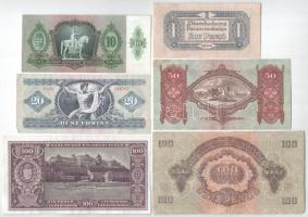 1932. 50P + 1936. 10P + 1944. 1P "A Vöröshadsereg Parancsnoksága" + 100P "A Vöröshads...