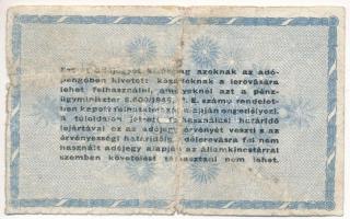 1946. 10.000.000AP nem vízjeles papíron T:VG
Adamo P53