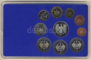 NSZK 1979J 1Pf-5M 10klf db, szettben, benne 3klf 2M T:PP