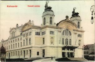 1909 Kolozsvár, Cluj; Nemzeti színház. Ujhelyi és Boros kiadása / theatre