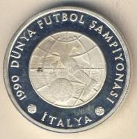 Törökország 1990. 20.000L Ag "Labdarúgó VB" T:PP Csak 12.959db!