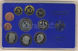 NSZK 1979G 1Pf-5M 10klf db, szettben, benne 3klf 2M T:PP