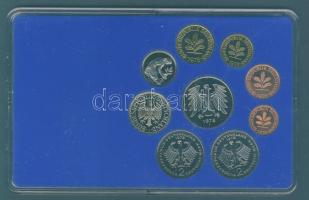 NSZK 1978J 1Pf-5M 9klf db, szettben, benne 2klf 2M T:PP