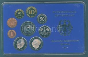 NSZK 1978D 1Pf-5M 9klf db, szettben, benne 2klf 2M T:PP