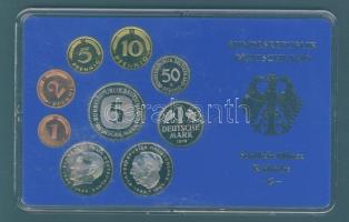 NSZK 1978G 1Pf-5M 9klf db, szettben, benne 2klf 2M T:PP