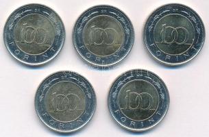 2022. 100Ft "Pénzmúzeum" (5x) T:AU