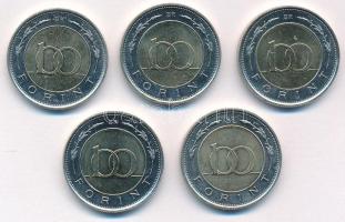 2022. 100Ft "Pénzmúzeum" (5x) T:AU