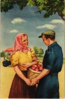 Termelőszövetkezet. Magyar szocialista munkás propaganda. Művészeti Alkotások / Hungarian Socialist workers propaganda (EK)