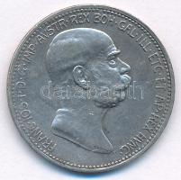 Ausztria 1908. 1K Ag "Ferenc József - Jubileum" T:XF patina Austria 1908. 1 Corona Ag "Franz Joseph - Jubilee" C:XF patina Krause KM#2808