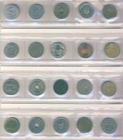 Jó világpénz tétel, 681db, régi és új, nagyon sok jobbal, rengeteg tengerentúllal!