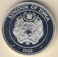 Tonga 1992. 1P Ag "Labdarúgó VB" T:PP