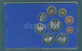 NSZK 1977G 1Pf-5M 9klf db, szettben, benne 2klf 2M T:PP