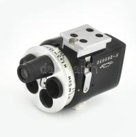 Mikroszkóp előtét lencsék, forgatható, tokkal. 7 cm