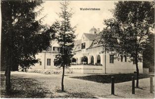 1916 Nagyszeben, Hermannstadt, Sibiu; Waldwirtshaus / Erdei vendéglő. Kiadja Jos. Drotleff / Forest restaurant