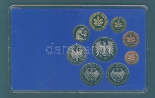 NSZK 1977F 1Pf-5M 9klf db, szettben, benne 2klf 2M T:PP