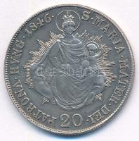 1846B 20kr Ag "V. Ferdinánd" T:VF kis karc, patina Hungary 1846B 20 Kreuzer Ag "Ferdi...
