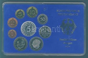 NSZK 1974F 1Pf-5M 9klf db, szettben, benne 2klf 2M T:PP