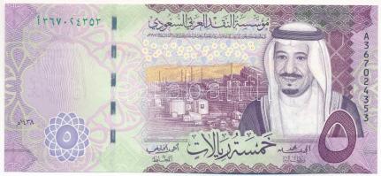 Szaúd-Arábia 2017. 5R T:UNC
Saudi Arabia 2017. 5 Riyals C:UNC
Krause P#38