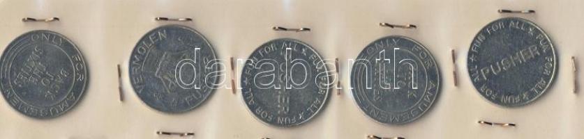 5db kaszinó zseton T:2,3