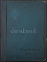 Adámy Oszkár 4. hegyi tüzér ezred katonatisztjének képeslap albuma az 1914-15-16-os évek első világh...
