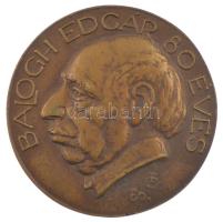 Tőrös Gábor (1934-2021) 1986 "Balogh Edgár 80 éves" bronz emlékérem (116mm) T:AU felül peremén lyukasztott.