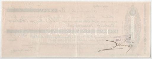 Kolozsvár 1920. "Első Magyar Általános Biztosító Társaság Budapesten" biztosítási kötvény ...