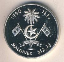 Maldív-szigetek 1990. 250R Ag "Olimpia-úszás" T:PP