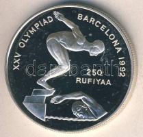 Maldív-szigetek 1990. 250R Ag "Olimpia-úszás" T:PP