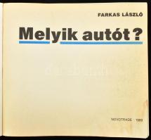 Liener György: Autótípusok 1961. Bp., 1961, Műszaki. Fekete-fehér fotókkal illusztrált. Kiadói félvá...