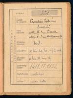 1944-1945 Zsoldkönyv őrvezető tizedes, szakaszvezető részére