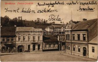 1917 Abrudbánya, Abrud; Ferenc József tér. Radó Boldizsár felvétele és kiadása / square (EK)