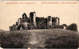 1908 Solymosvár, Solymos, Soimos (Lippa, Lipova); Vár romjai. Csauscher József kiadása/ castle ruins (EB)