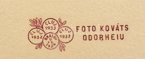 1940 Bevonulás Kolozsvárra, kartonra kasírozott fotó Kováts műterméből, 19×24 cm