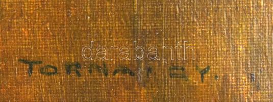 Tornai Gyula (1861-1928): Gyerekportré. Olaj, vászon, kartonon, jelezve jobbra középenkissé sérült. ...