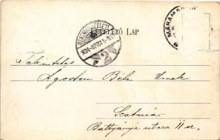 1904 Máramarossziget, Sighetu Marmatiei; Fő tér, piac. Wizner és Dávid kiadása / main square, market...